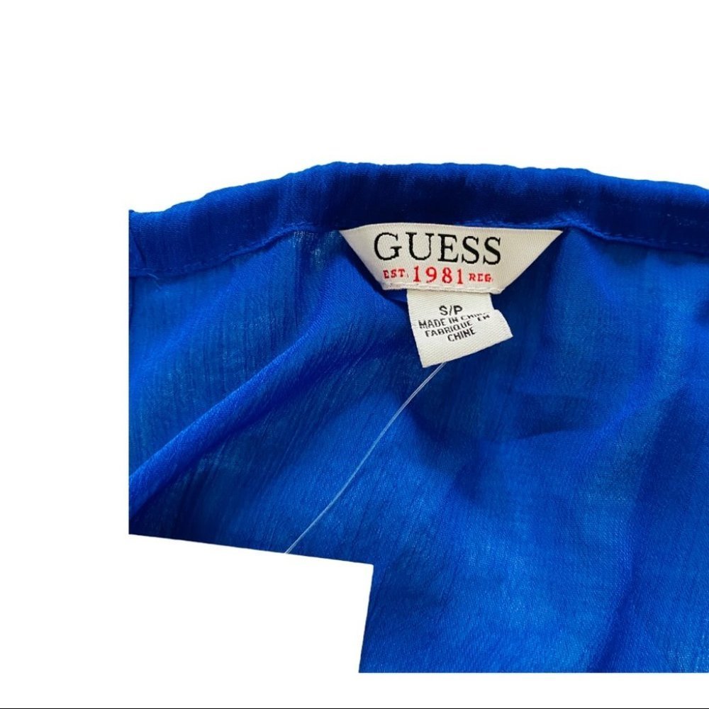 Guess Blue Tank Top - Picture 3 of 3